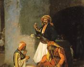 Arnauts playing Chess - 让·莱昂·杰罗姆